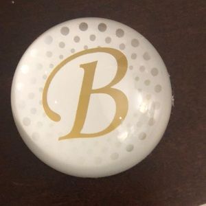 “B” paperweight